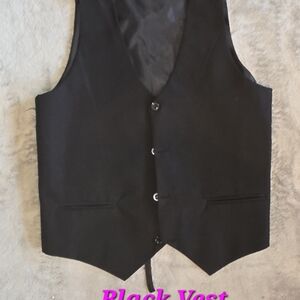 Black Classic Men's Vest